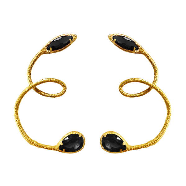ONIX MANGROVE LIANA GOLD BRONZE EARRINGS
