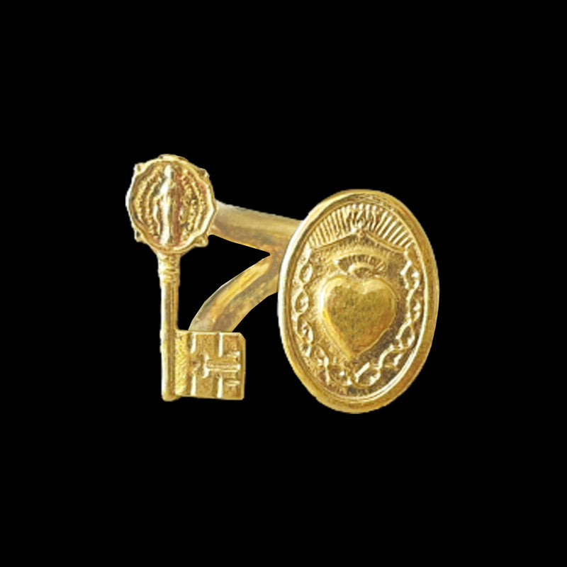 KEY & EX VOTO GOLD BRONZE