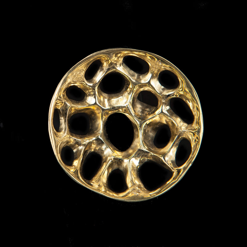 RING MAXI HIVE GOLD  BRONZE